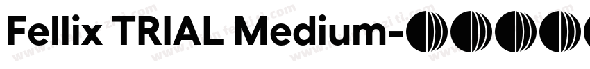 Fellix TRIAL Medium字体转换